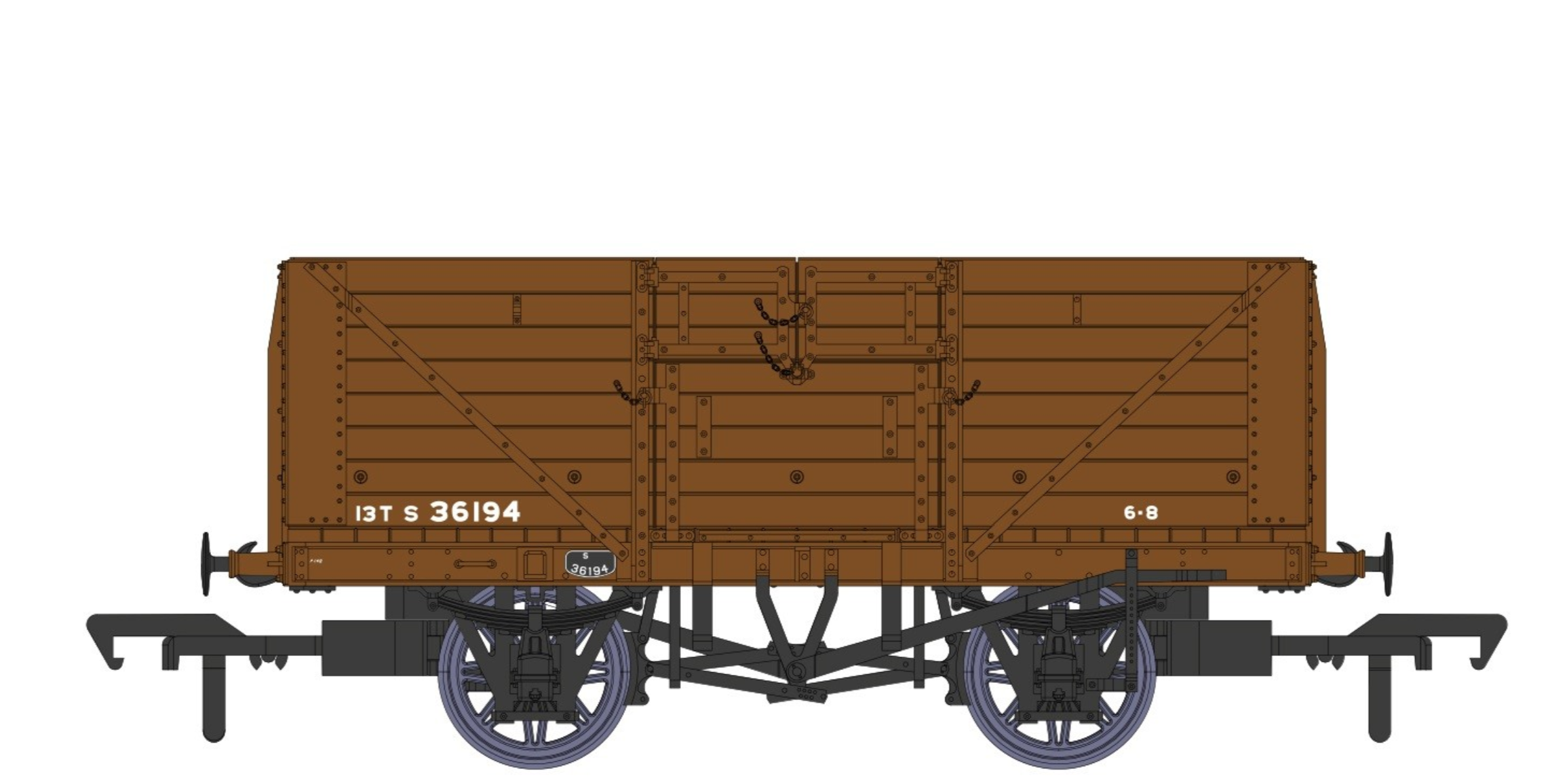 SR 8 Plank Open Dia.1379 SR Brown BR No. S36194