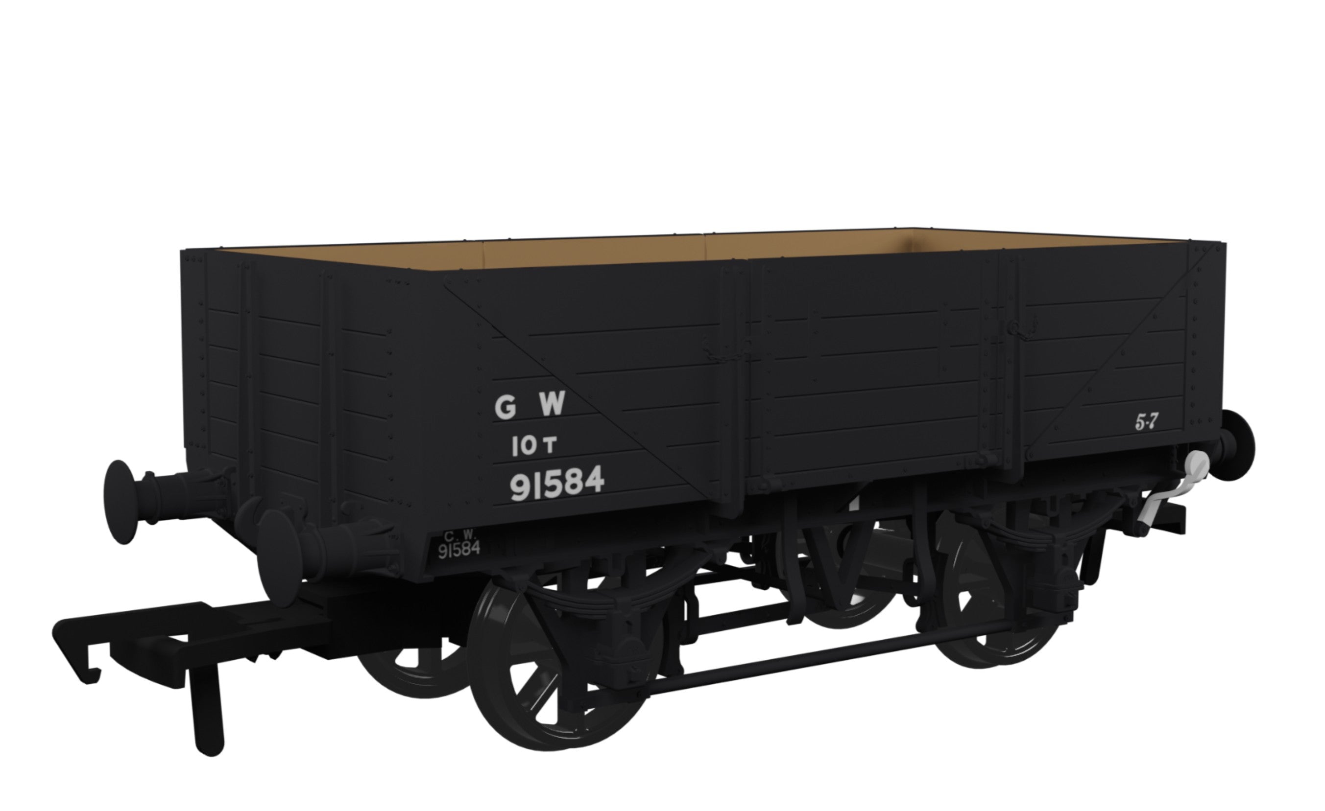O11 Five Plank Wagon in GWR Grey (post-1936) Livery No