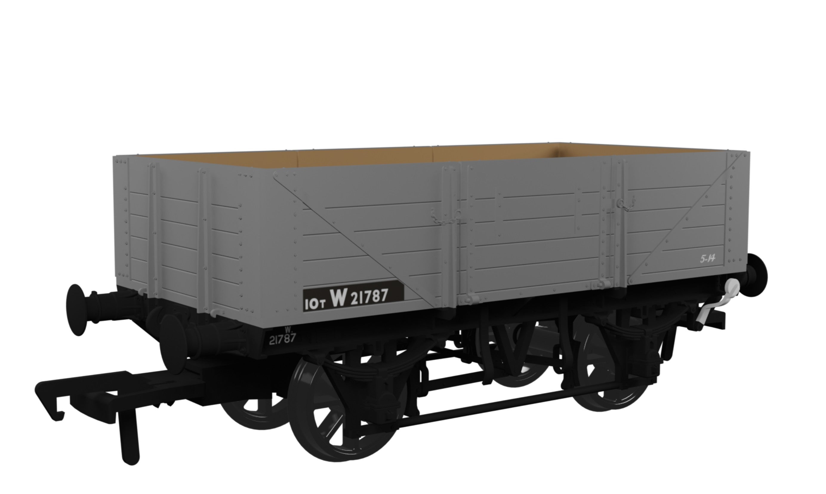 O11 Five Plank Wagon in BR Grey Livery No W21787