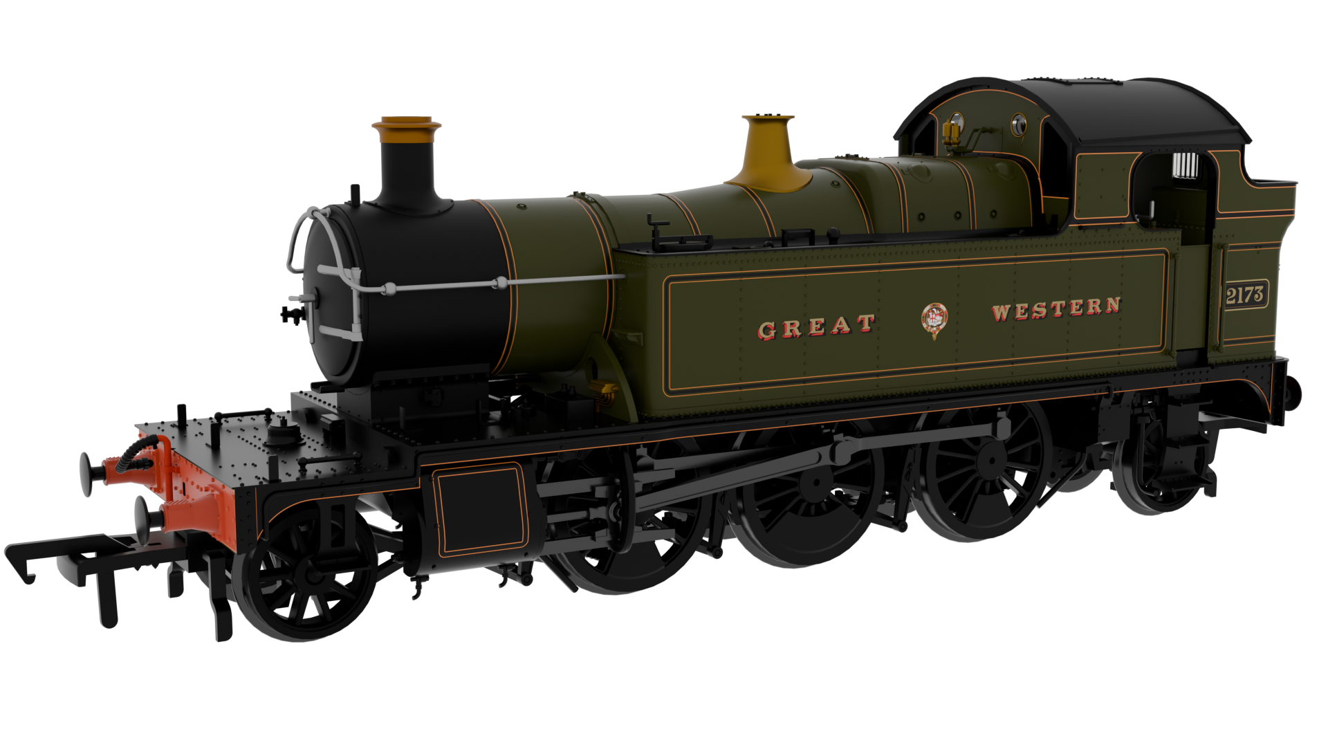 GWR 45xx No.2173 Great Western Lined Green with Garter Crest (pre-WW1)