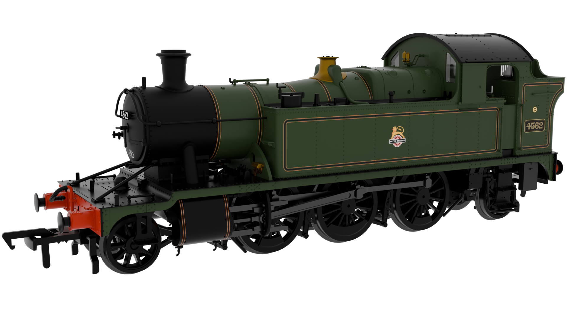 GWR 45xx No.4562 BR Early Crest Lined Green