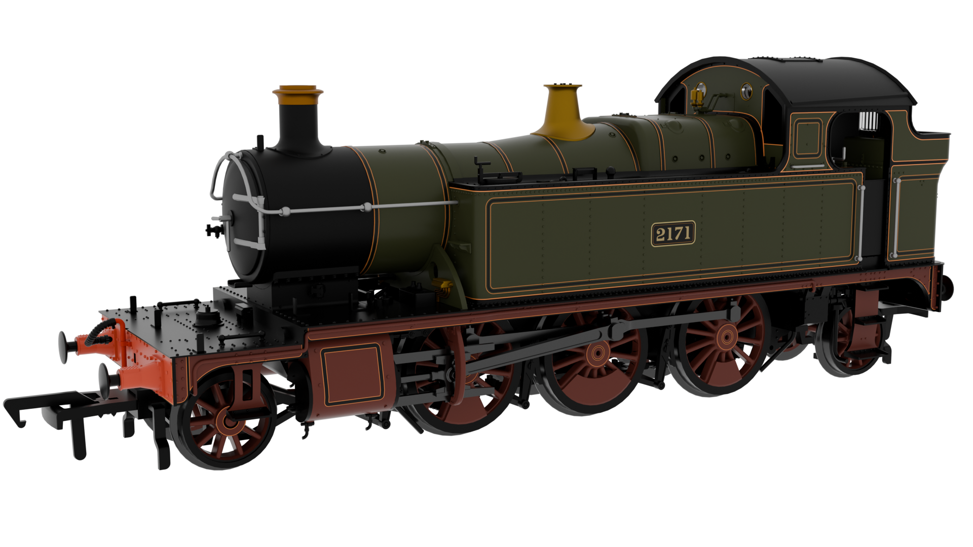 GWR 45xx No.2171 GWR Lined Green (pre-1906) - DCC SOUND