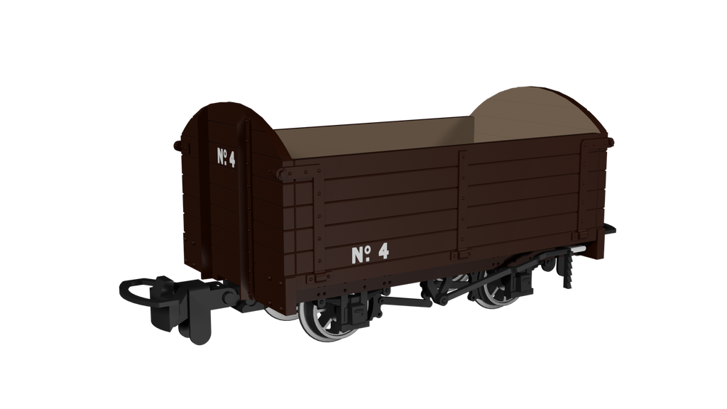 990001 - 009 Dropside Open - Plain Brown No.4