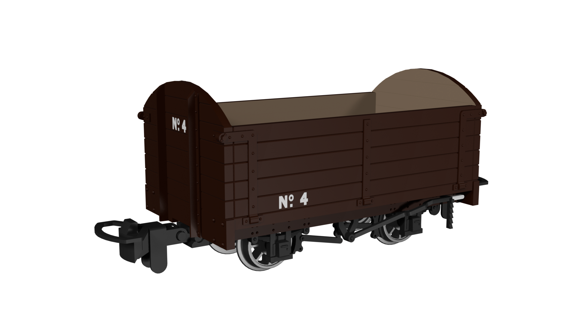 990001 - 009 Dropside Open - Plain Brown No.4