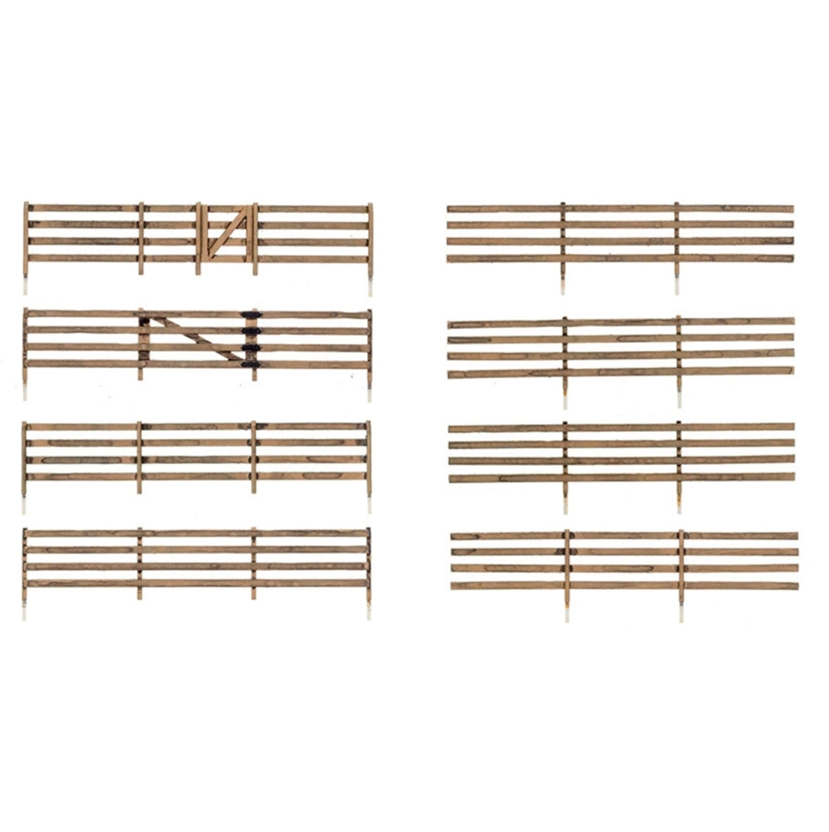 N Scale Rail Fence