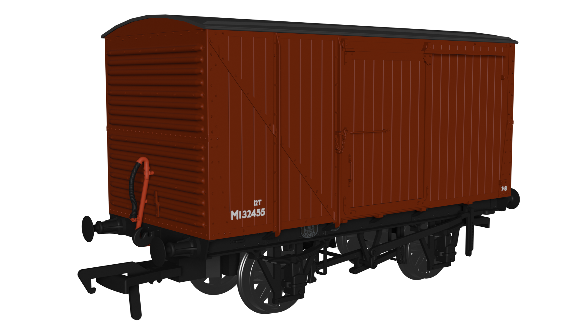 970010 - LMS D1663 Van - BR No.M132445