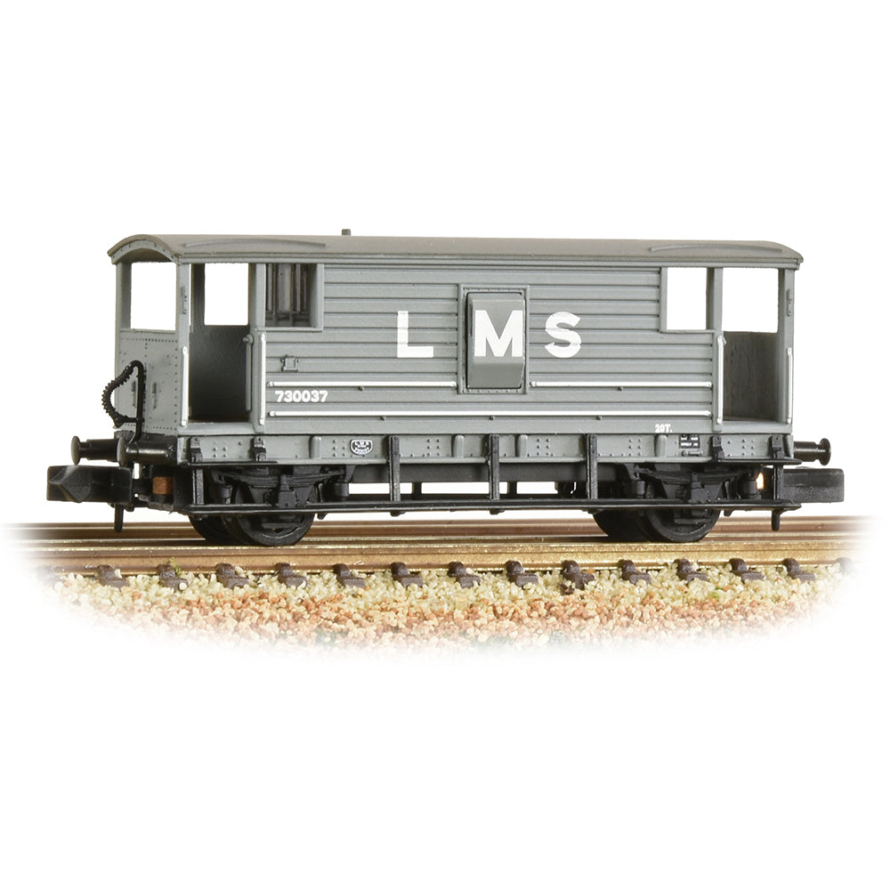 LMS 20T Brake Van LMS Grey