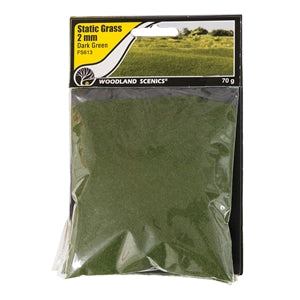 Static Grass 2mm Dark Green
