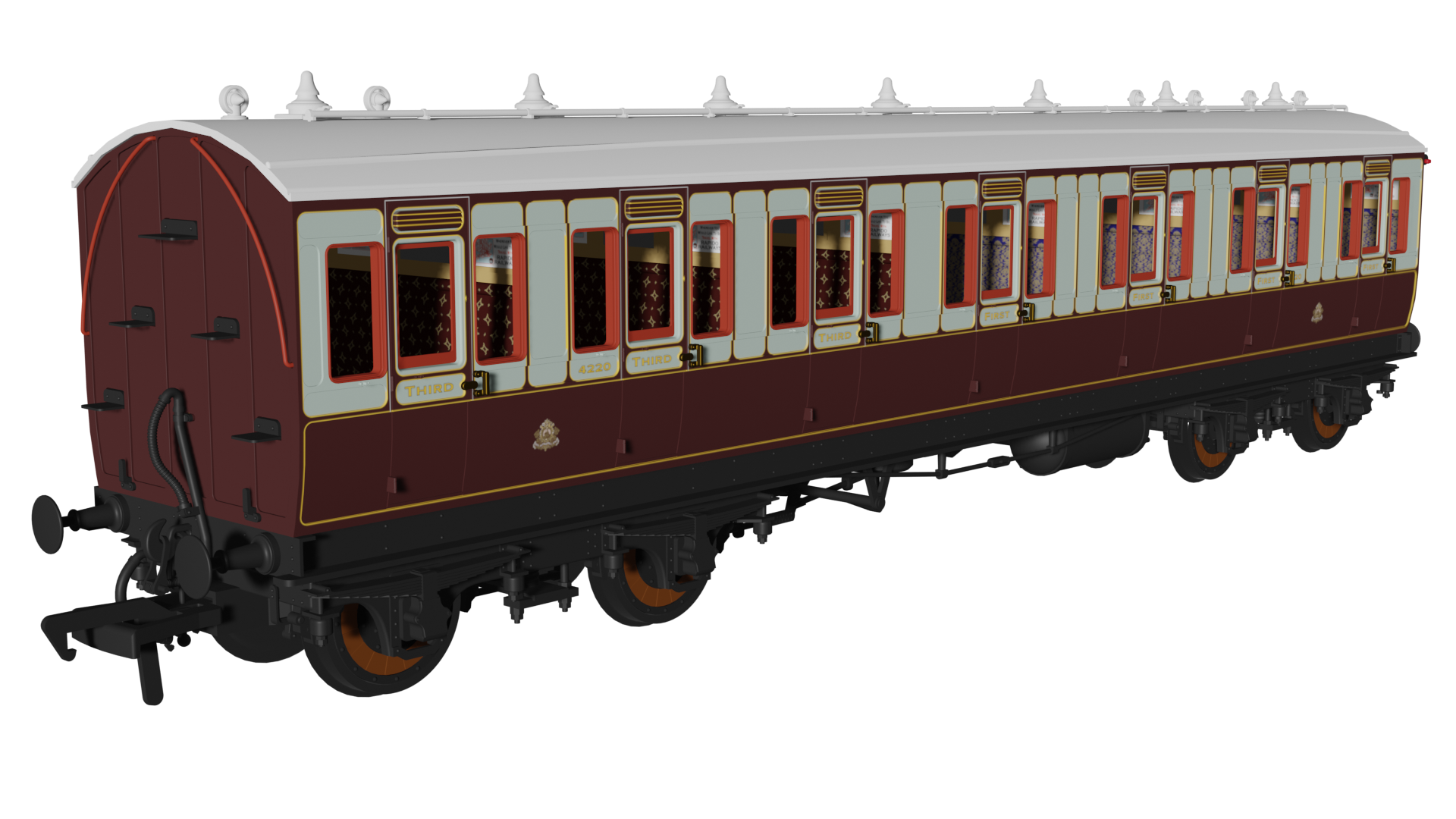 LNWR ‘Evolution’ Non-Corridor Composite No.4220