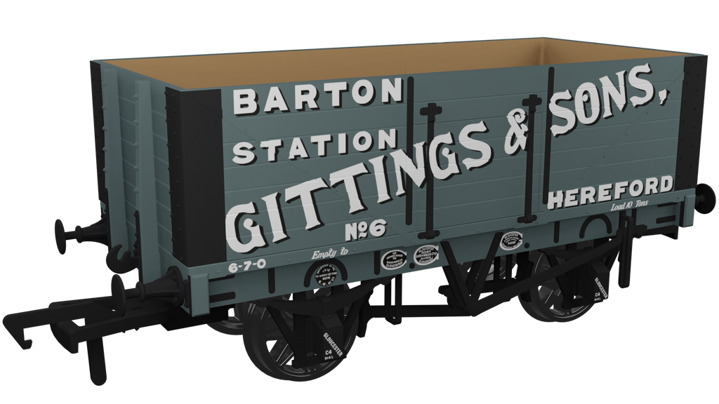 RCH 7 Plank Wagon Gittings & Sons No.6