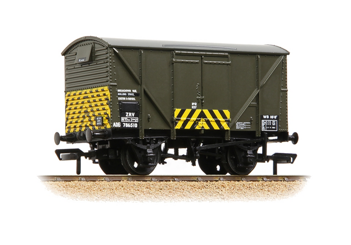 38-174 BR 12T Ventilated Van Plywood Sides BR Departmental Olive Green with Chevrons
