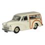 Morris Minor Traveller Old English White