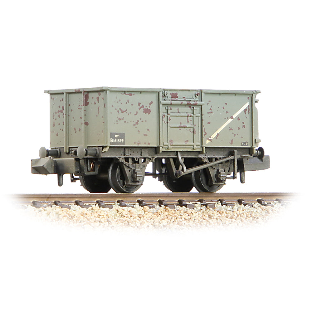 BR 16T Steel Mineral Wagon with Top Flap Doors BR Gre