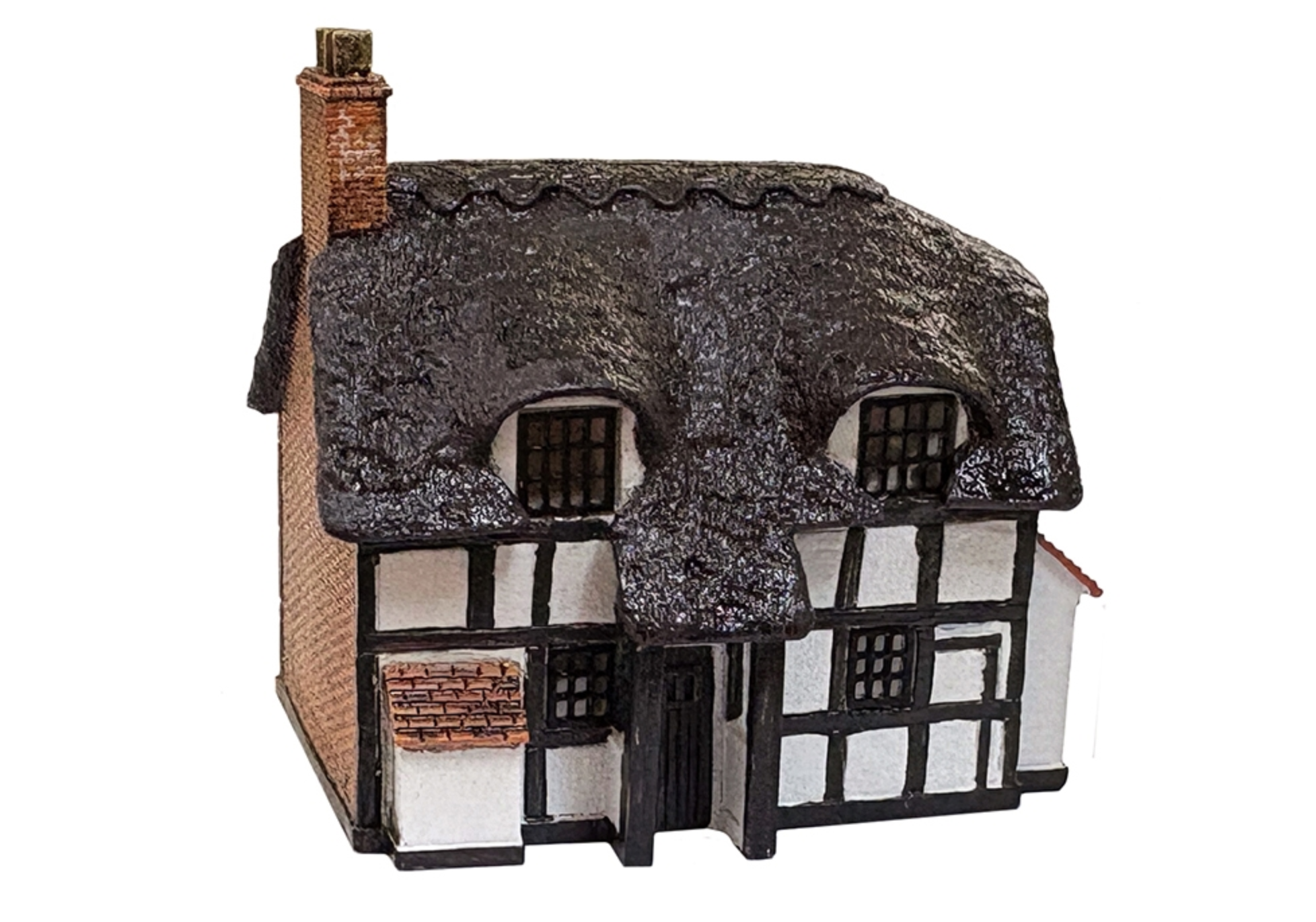 42-0019A - Thatched Cottage - Black & White