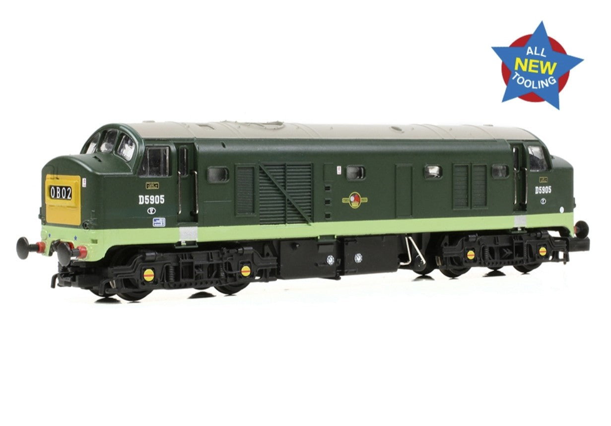 Class 23 'Baby Deltic' Headcode Box D5905 BR Green (Small Yellow Panels)