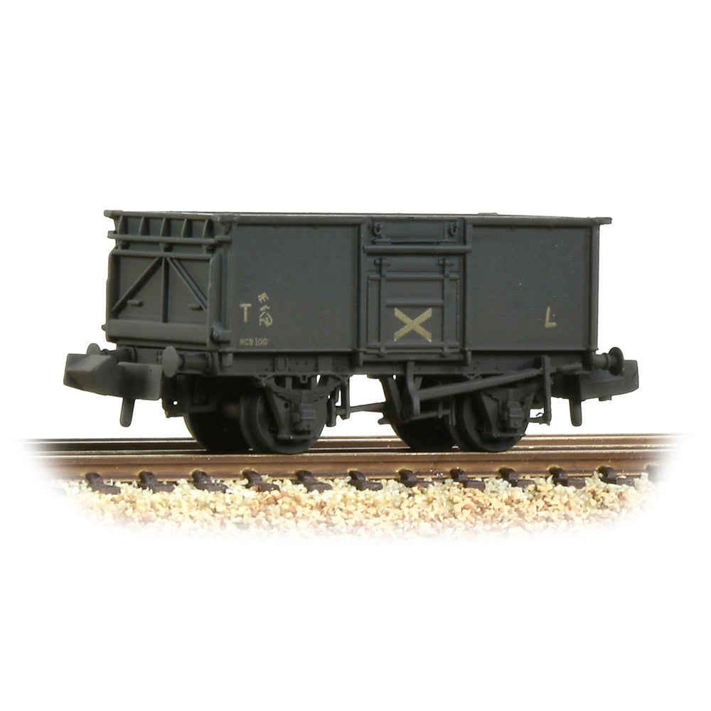 BR 16T Steel Mineral Wagon with Top Flap Doors NCB Gre