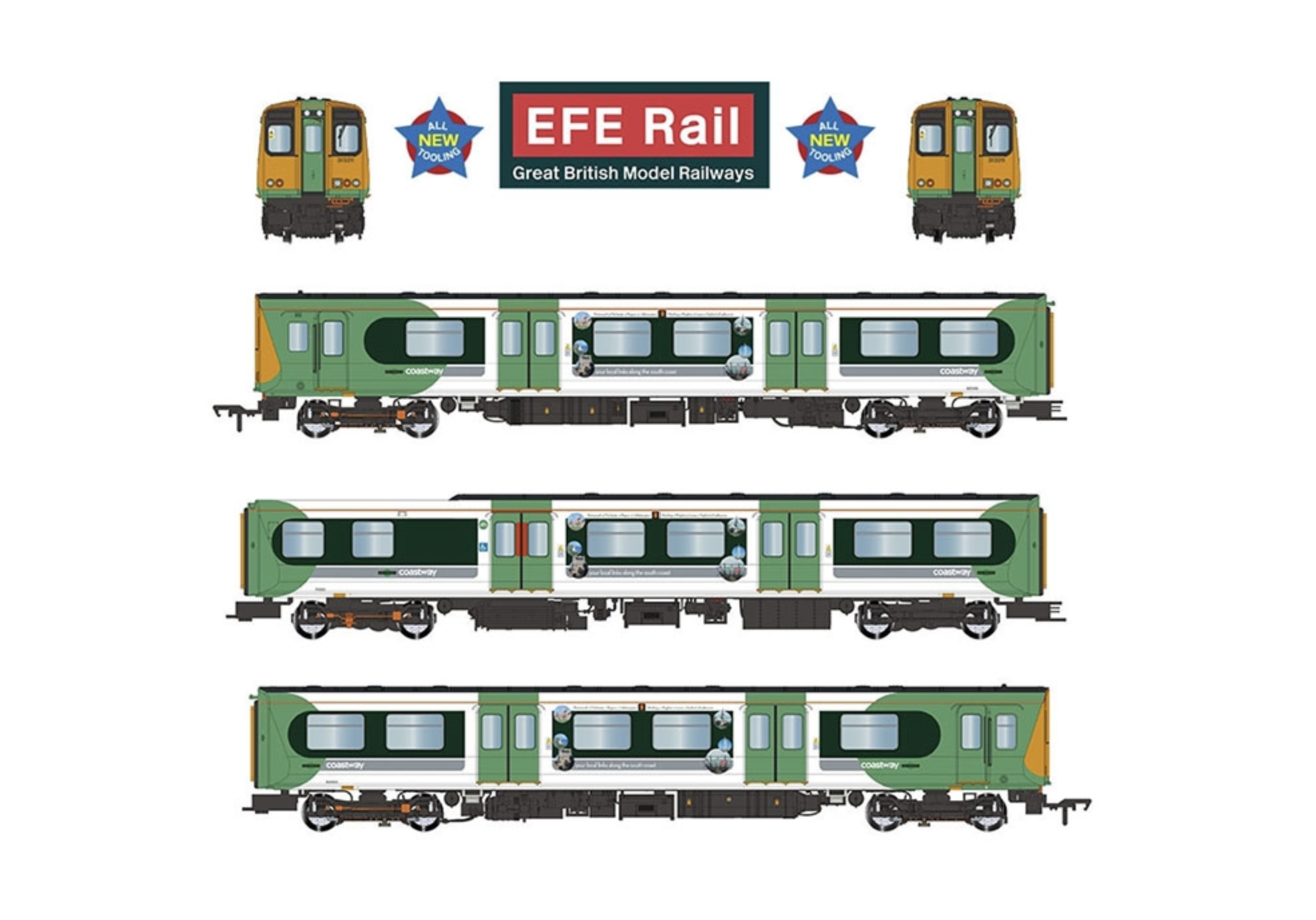 Class 313 3-Car EMU 313211 Southern (Coastway)