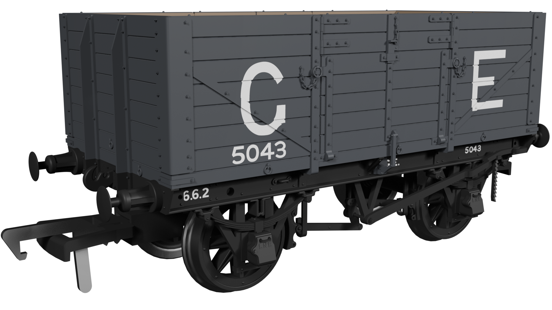 973010 - GER Dia.48 7-plank - GER (As Preserved) No.5043