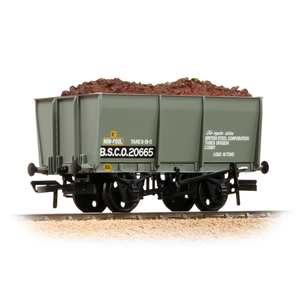 16T Steel Slope-Sided Tippler Mineral Wagon BSC Grey