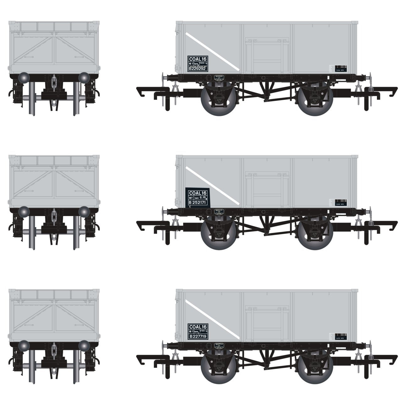 BR 16T Mineral - COAL 16 Rebody BR Grey - Pack N