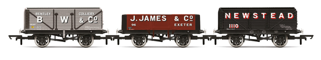 3 Wagon Pack B.W, J. James, Newstead Colliery