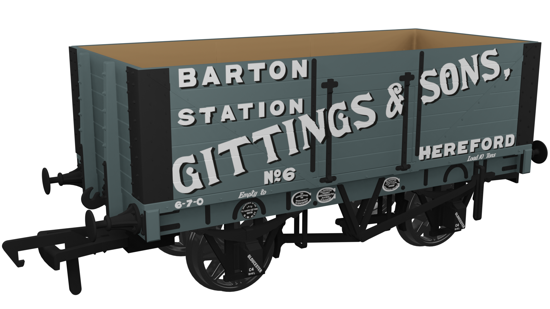 RCH 7 Plank Wagon Gittings & Sons No.6