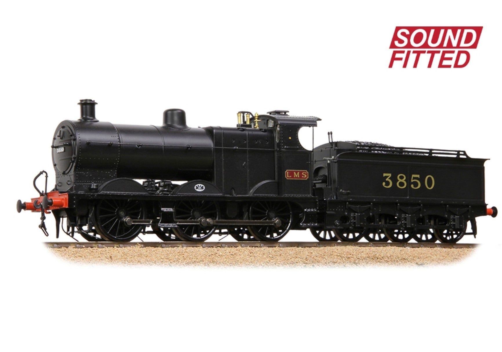 MR 3835 (4F) with Johnson-Deeley Tender 3850 LMS Black (MR Numerals) SOUND FITTED
