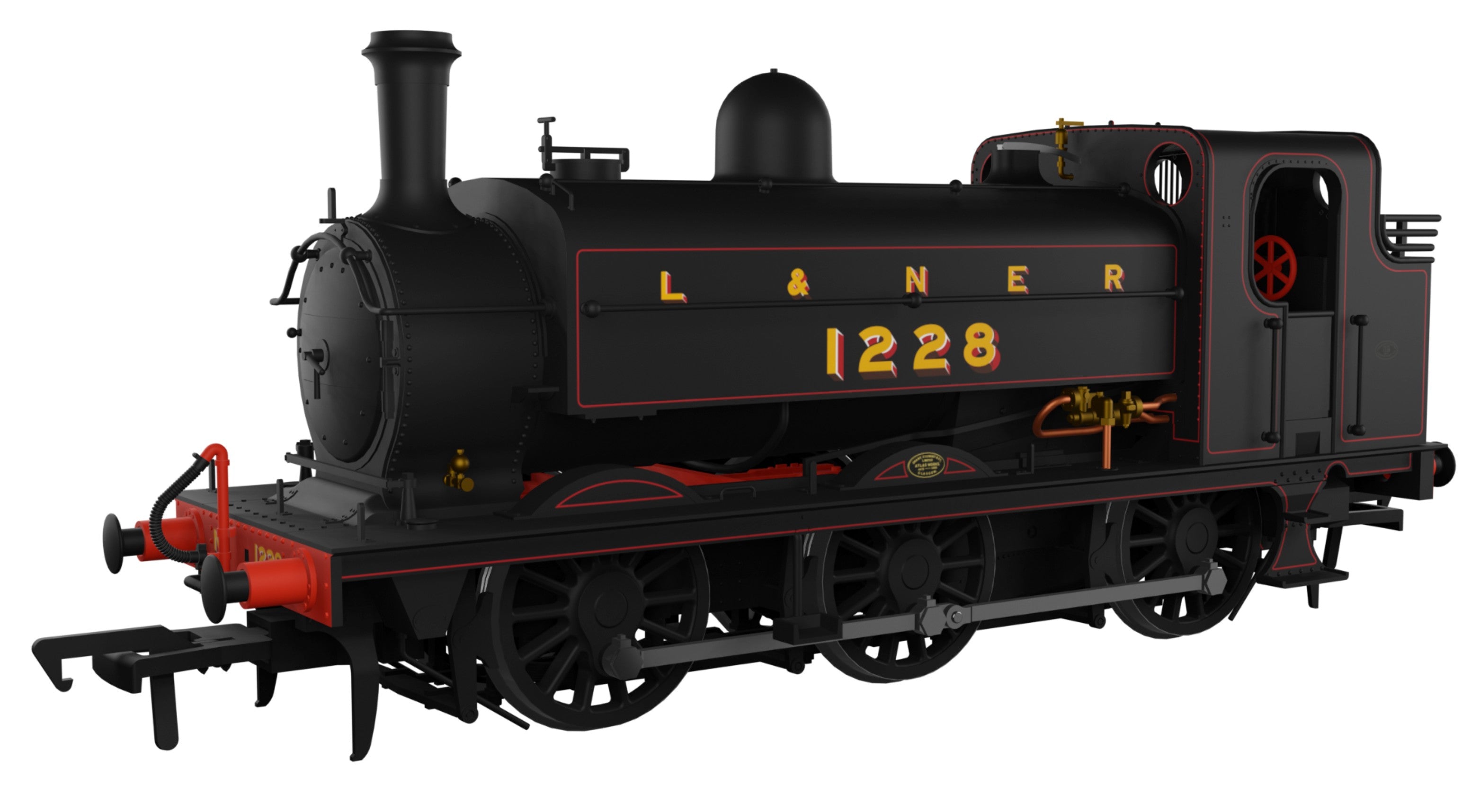 958003 - LNER J52/2 No.1228 L&NER Black with Red Lining