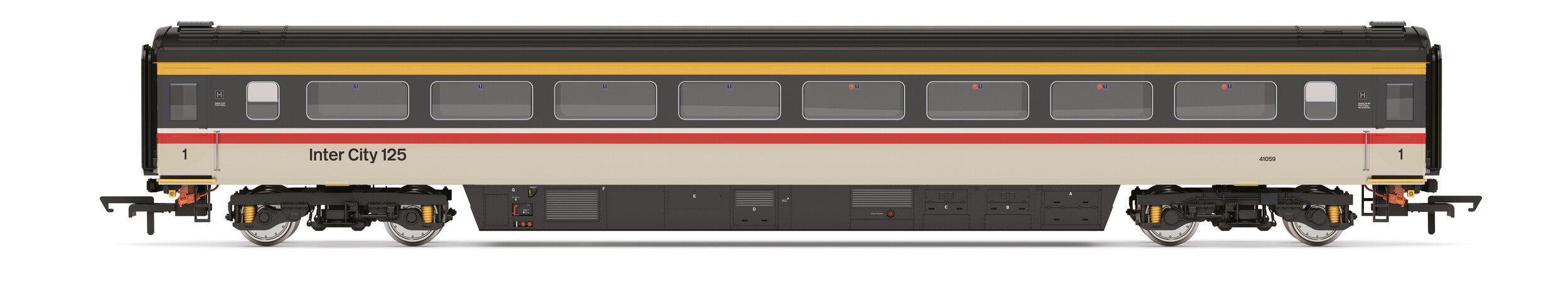BR InterCity, Mk3 Trailer First, 41059 - Era 8
