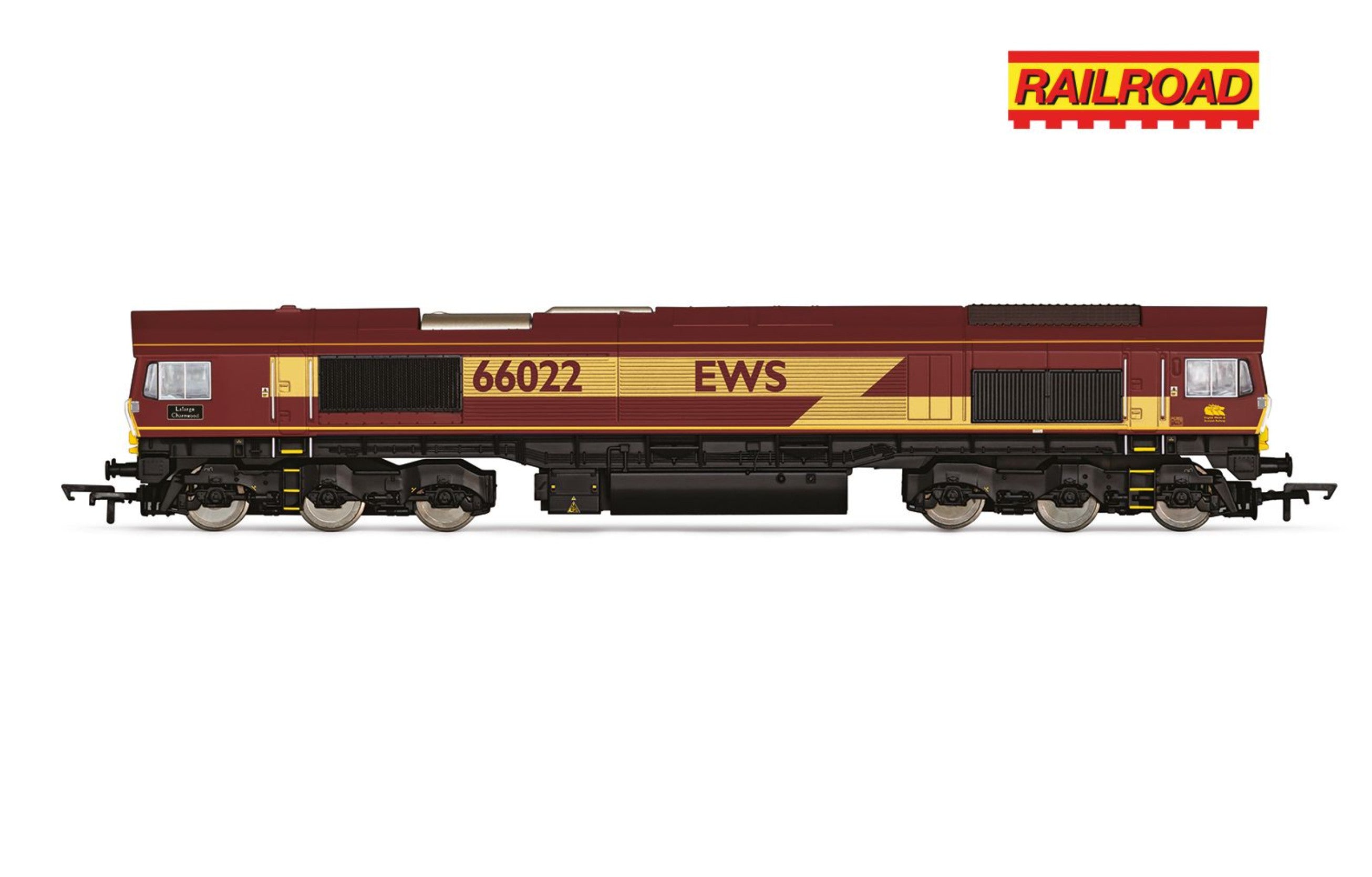 RailRoad EWS Class 66 Lafarge Charnwood 66022