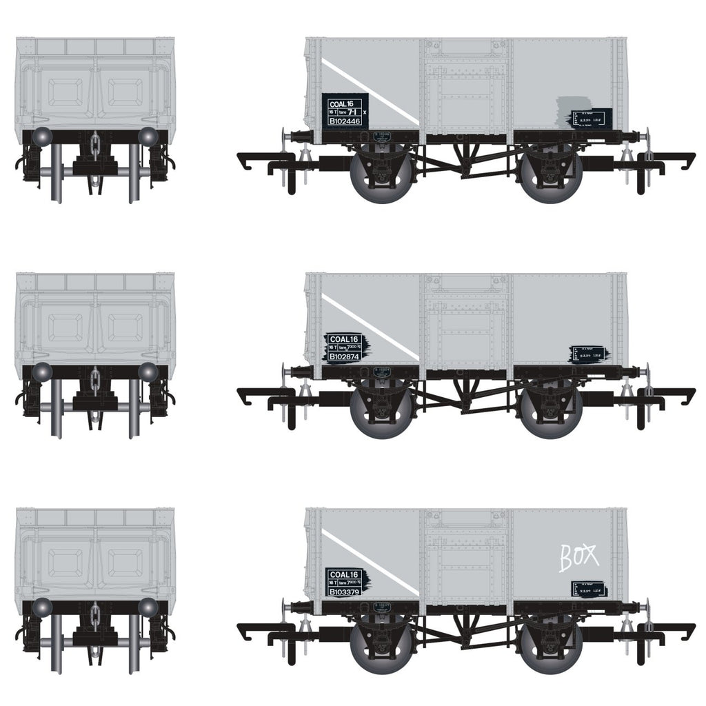 BR 16T Mineral - 1/109 - BR Freight Grey - Pack H