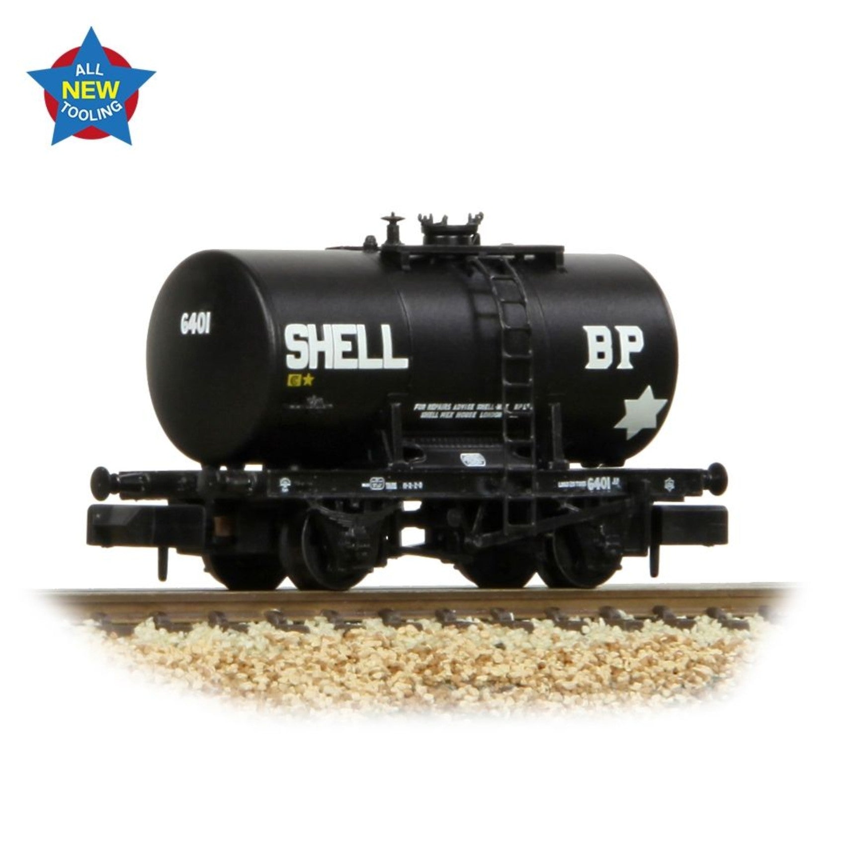 20T Anchor-Mounted Tank Wagon 'Shell/BP' Black