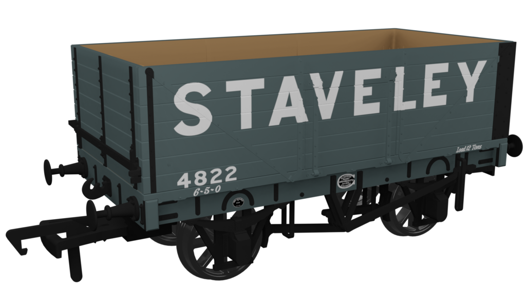 RCH 1907 7 Plank Wagon - Staveley Coal Iron Co