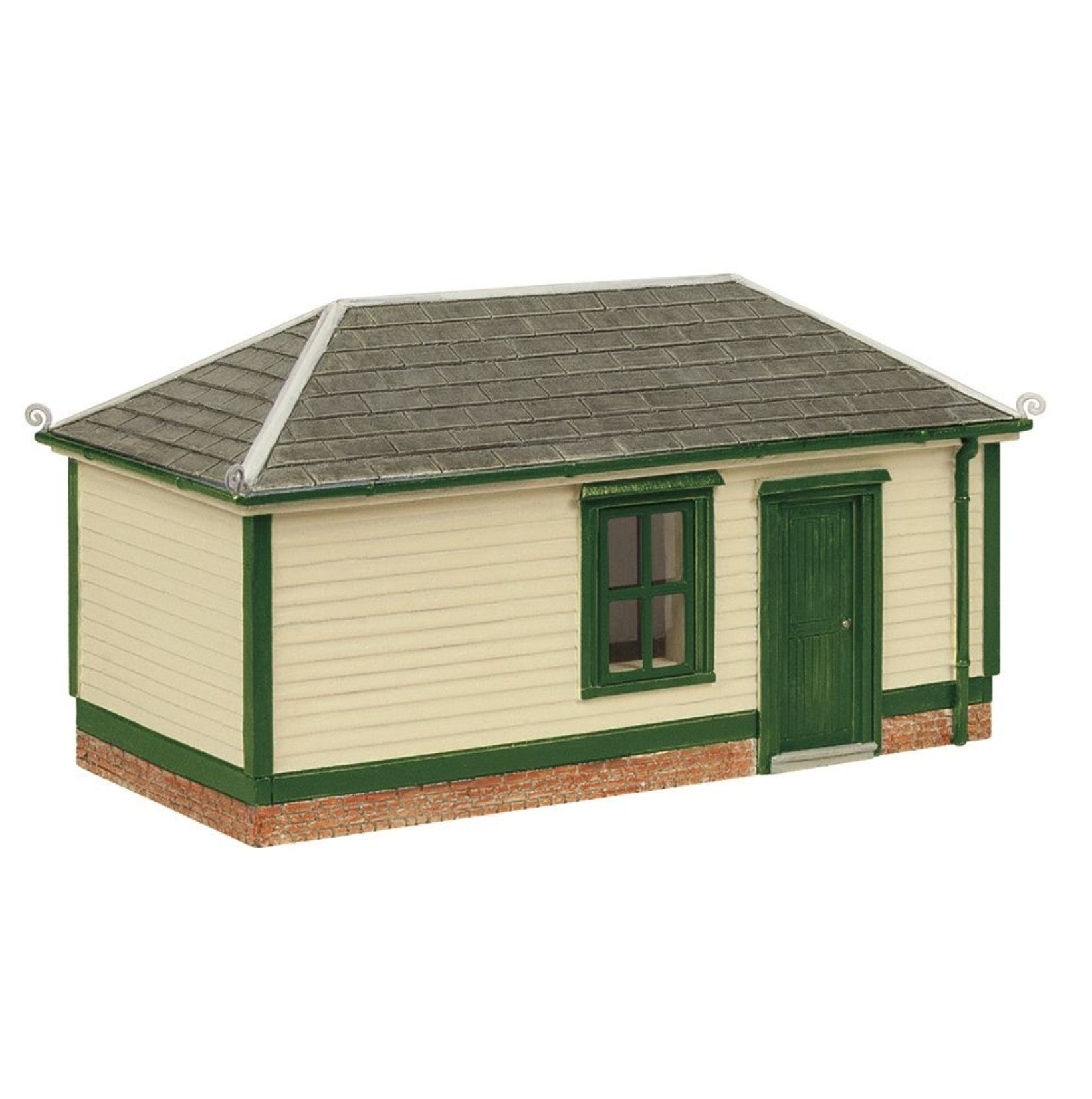 Clapboard Platform Hut - Green