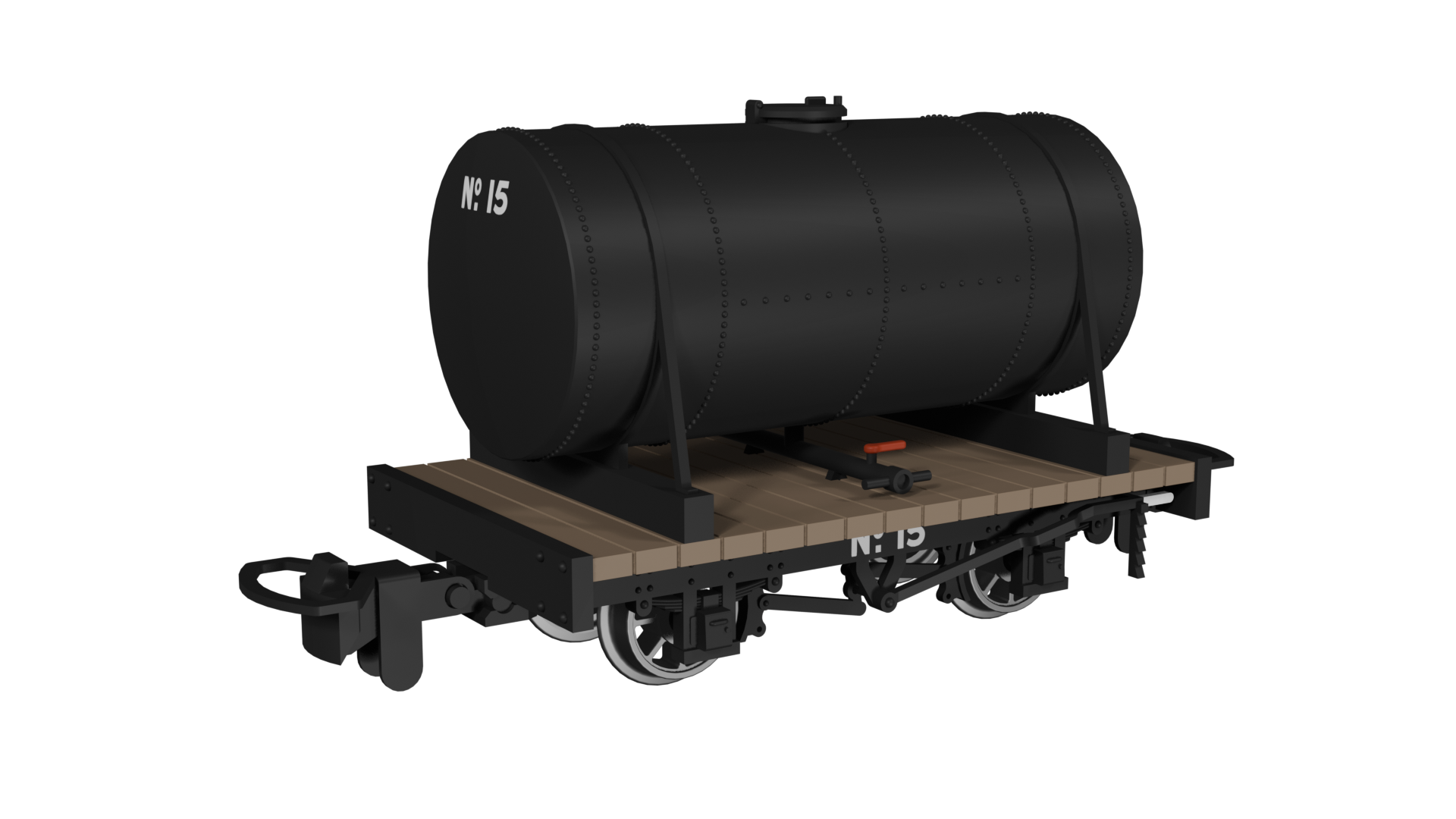 009 Cylindrical Tank -  Plain Black No.15