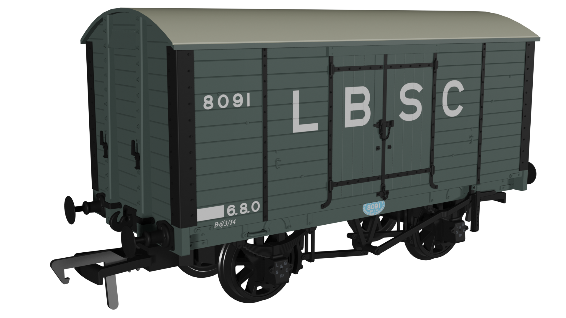 979004 - LB&SCR Dia.8 Van - LBSC No.8091