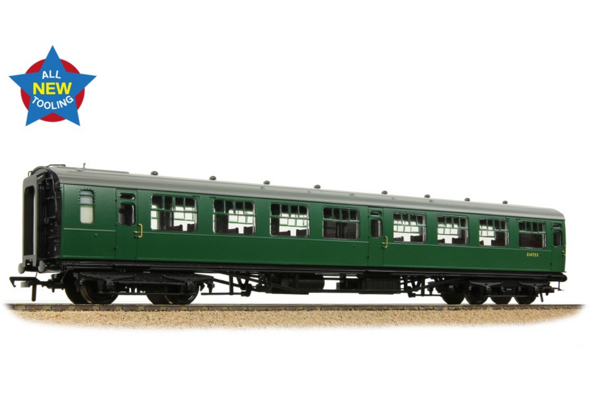 34-826A SR Bulleid Second Open 15" Vents BR (SR) Green