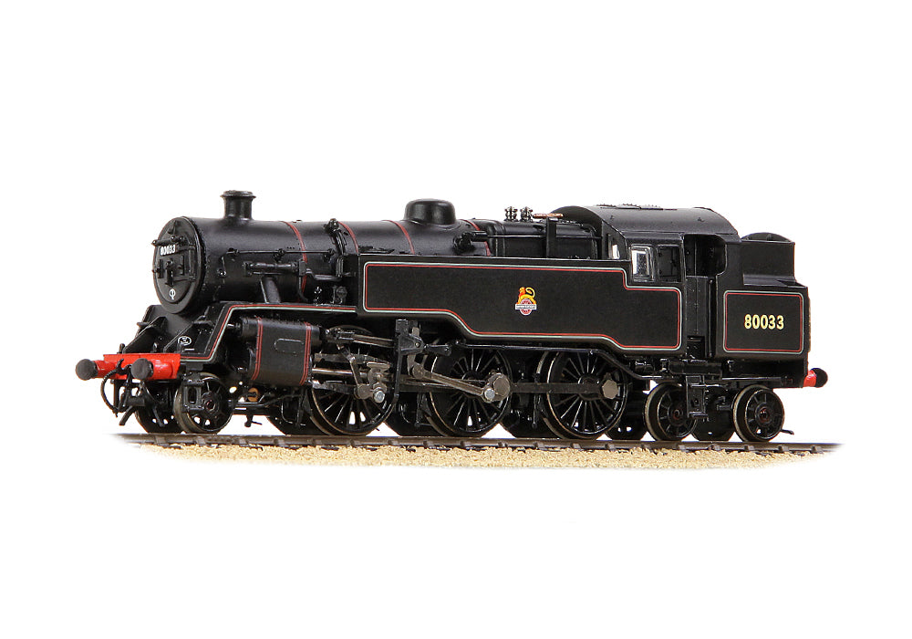 372-535A - BR Standard 4MT Tank 80033 BR Lined Black (Early Emblem)