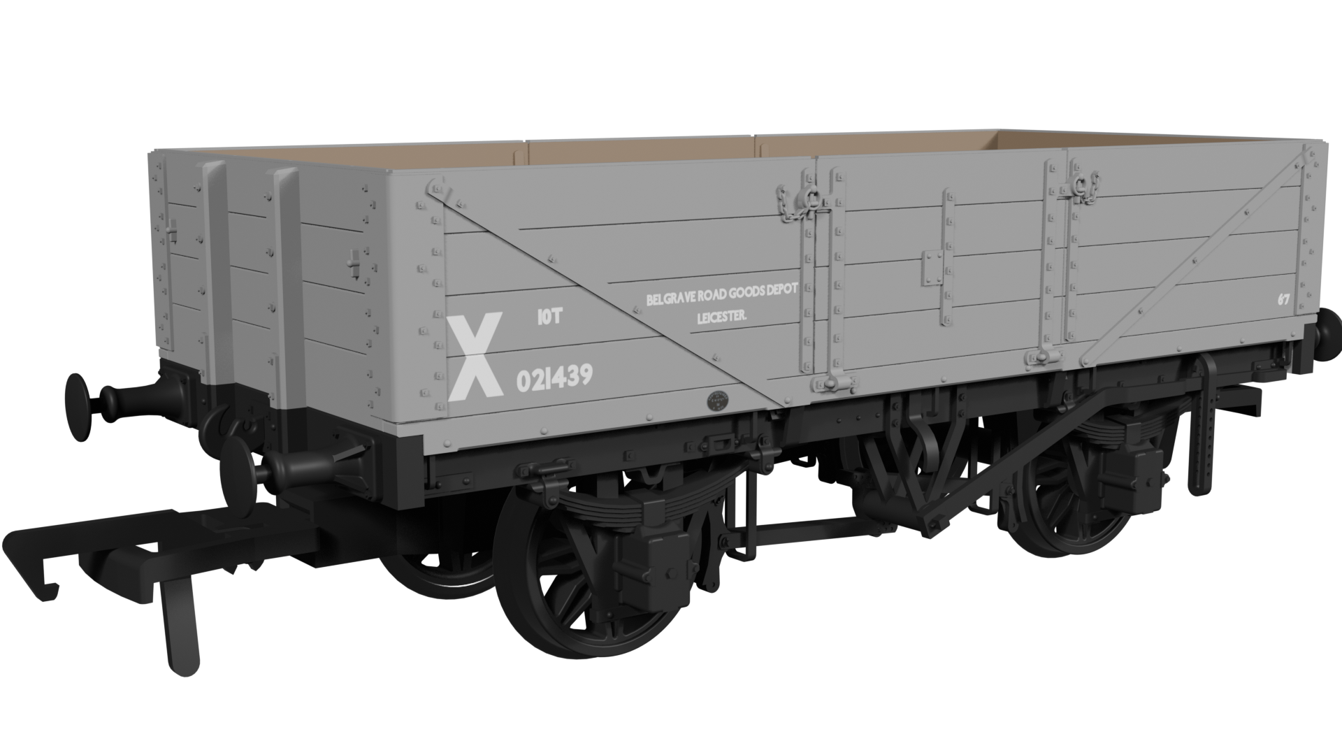 LNWR D84 4-Plank Open - No.021439 BR Departmental