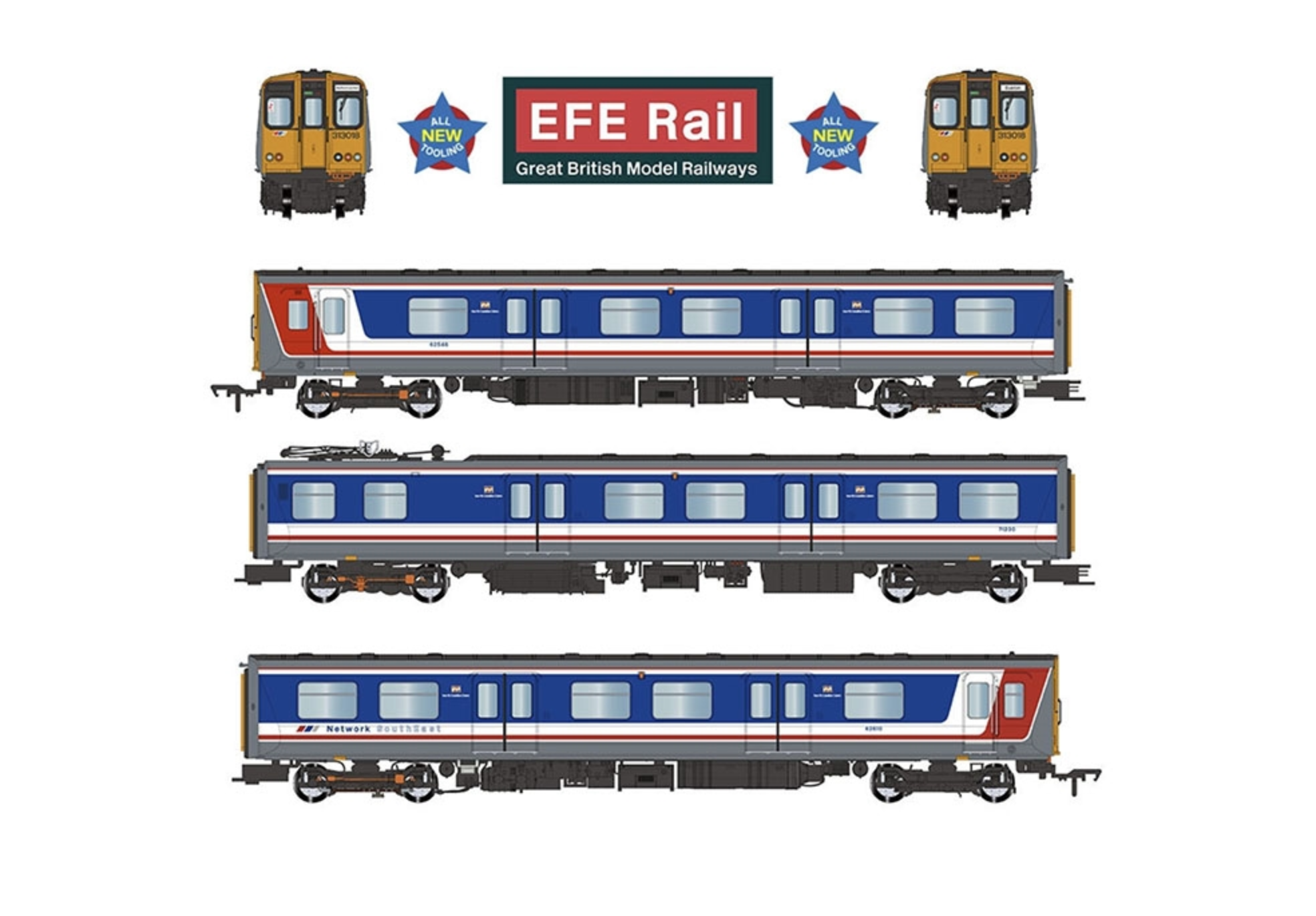 Class 313 3-Car EMU 313018 BR Network SouthEast