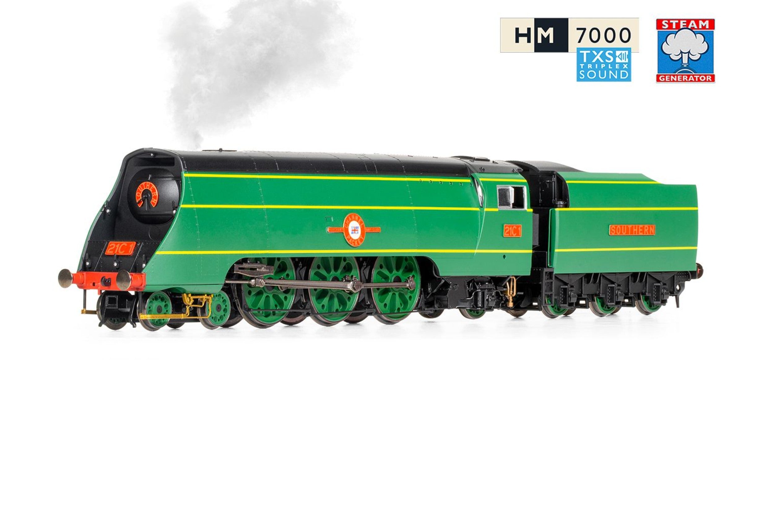 R30399SS SR - Merchant Navy Class - 21C1 'Channel Packet' (With Steam Generator)