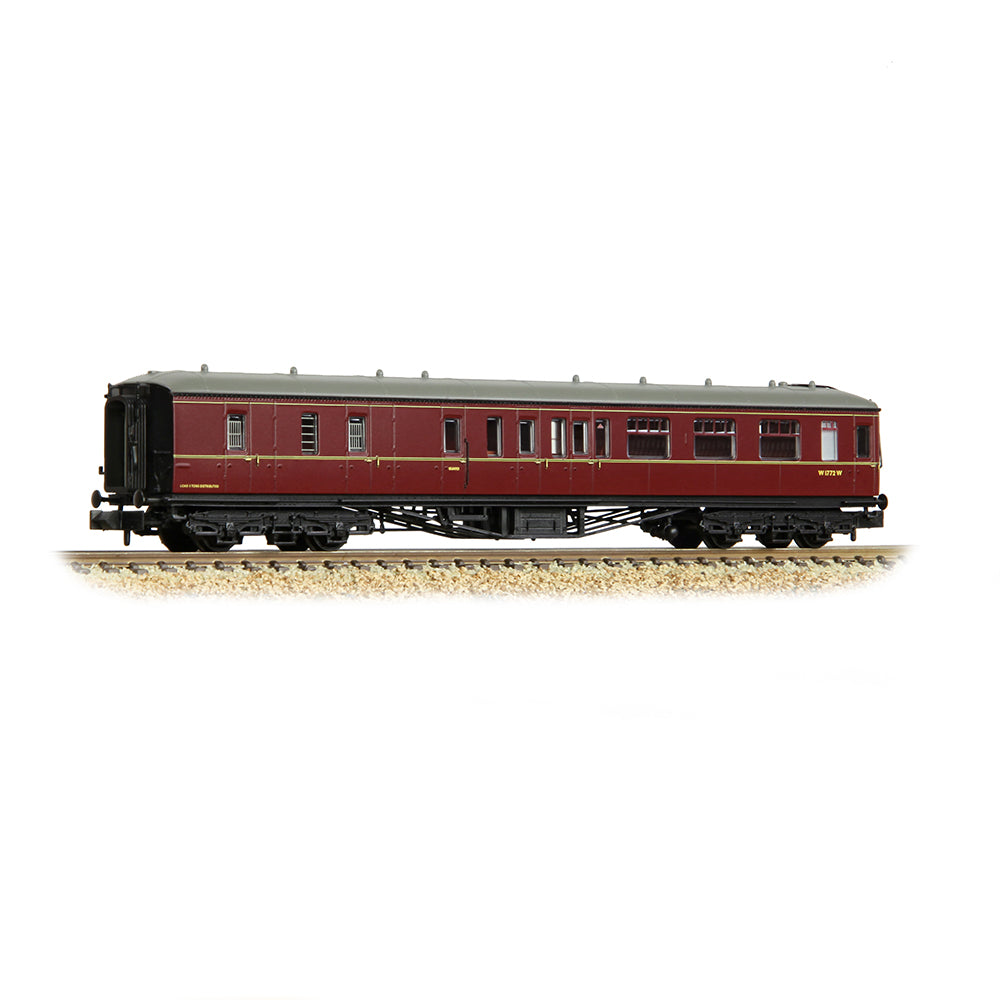 GWR Hawksworth Brake 2nd BR Maroon