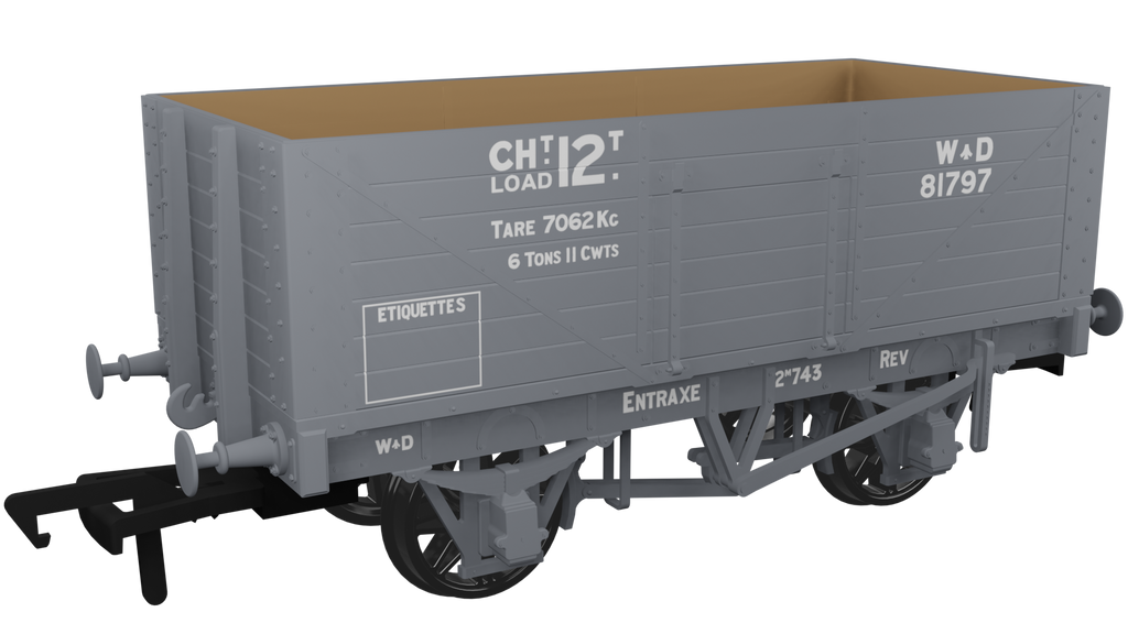 RCH 7 Plank Wagon WD No.81797