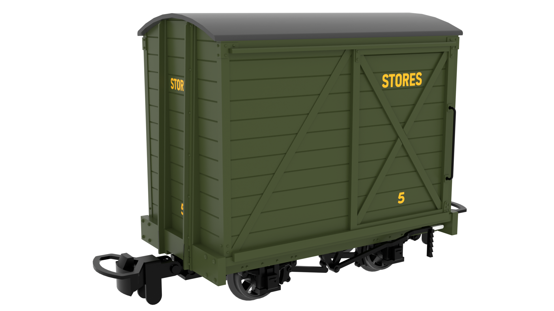 990315 - 009 Covered Van -  Plain Green STORES No.5