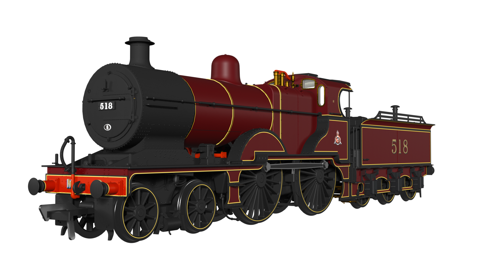 974003 - MR 483 No.518 Midland Railway Crimson