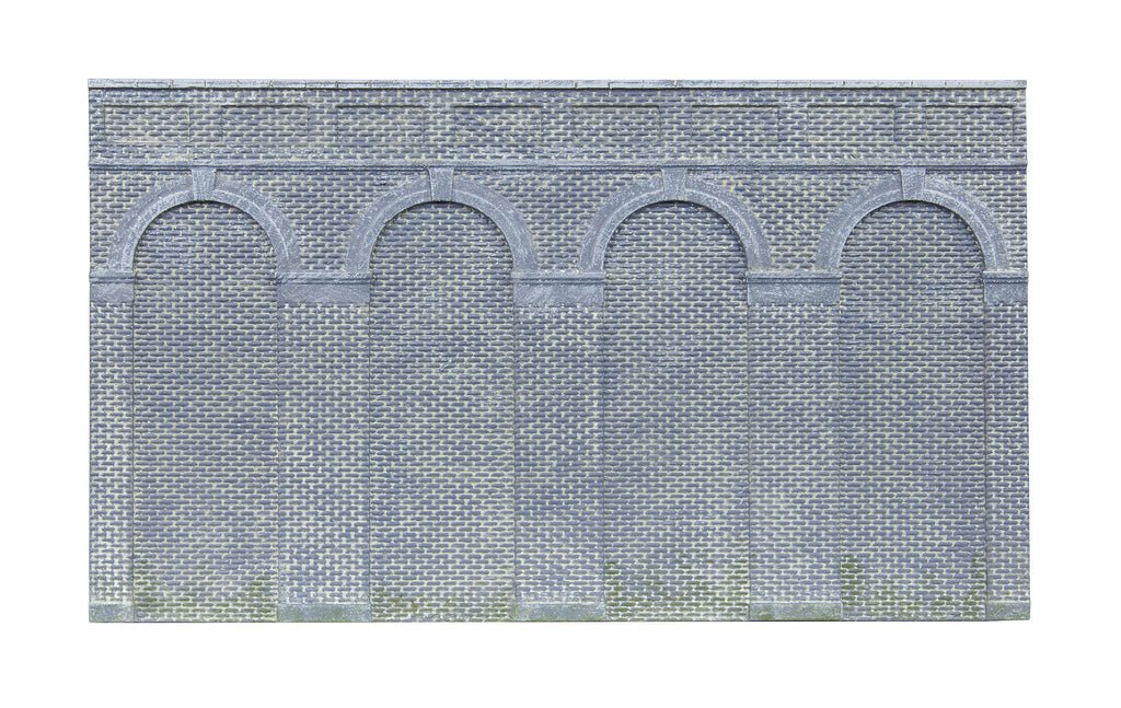 High Level Arched Retaining Walls x 2 Blue Brick