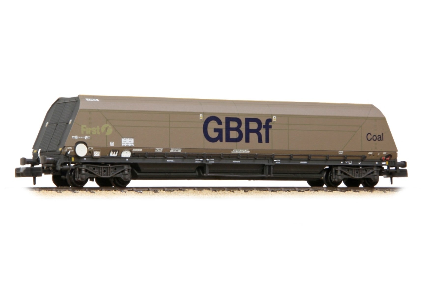 HYA Bogie Hopper Wagon GBRf Silver 'Coal'