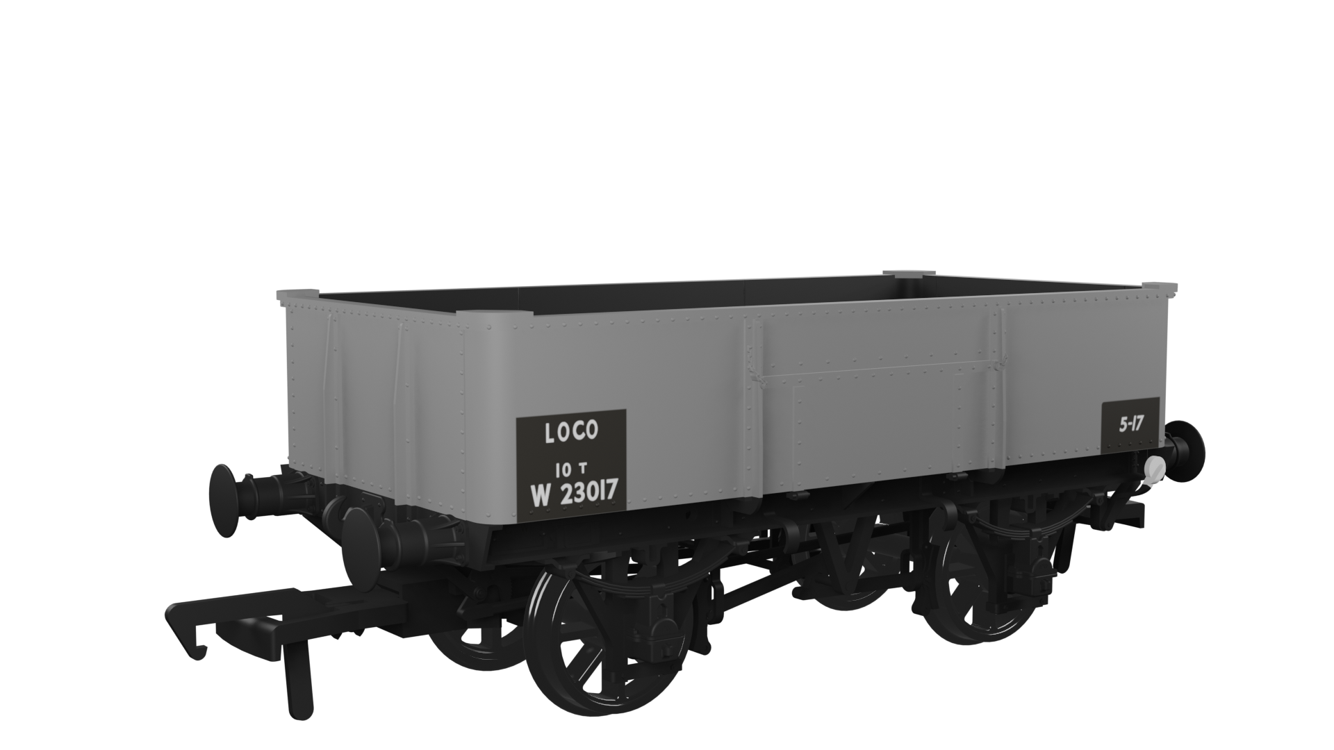 Diagram N19 Loco Coal Wagon BR No.W23017