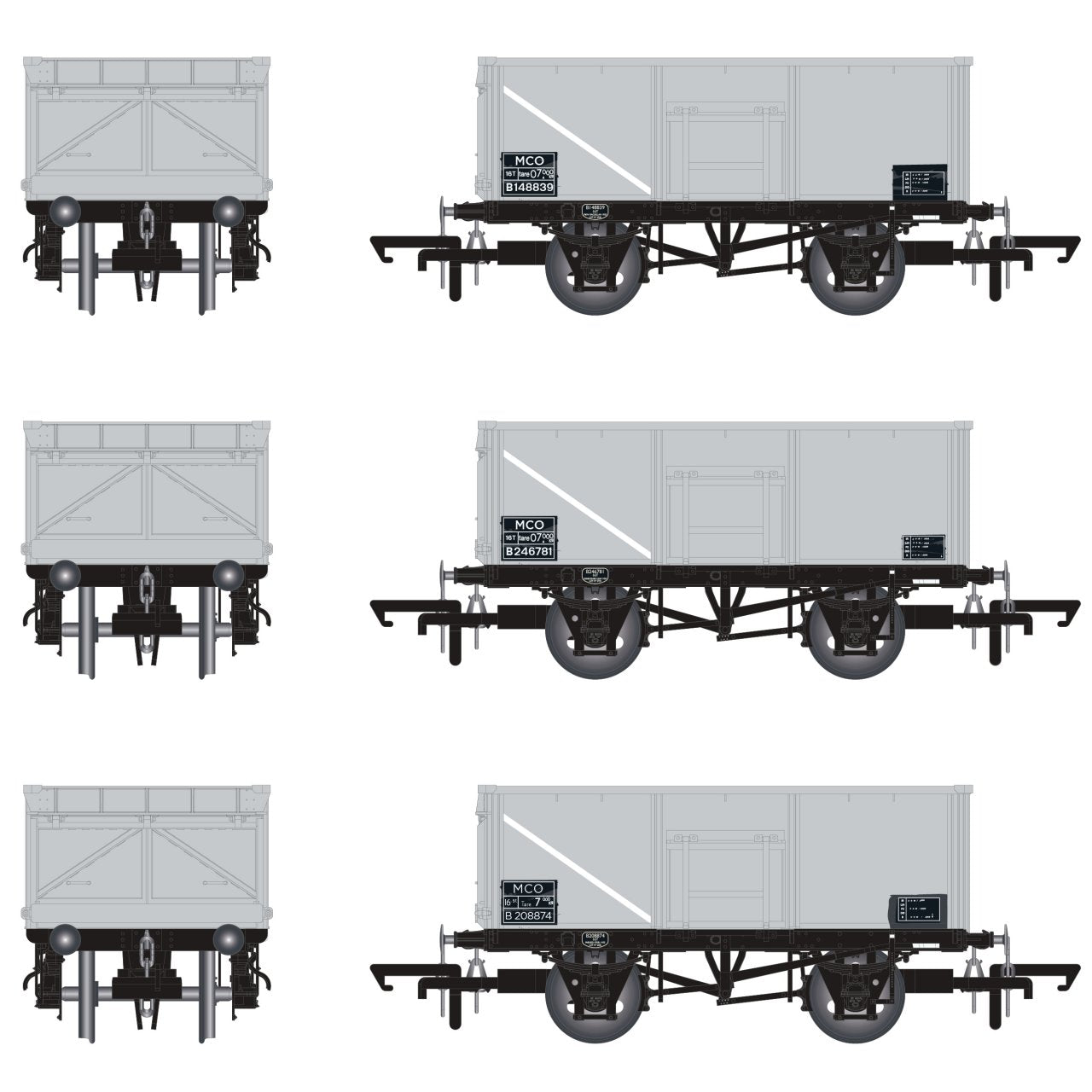 BR 16T Mineral - MCO - BR Freight Grey - Pack L