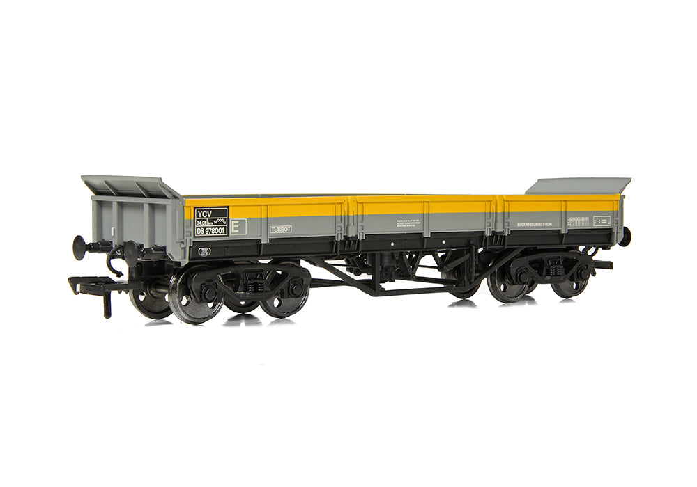 E87119 - BR YCV 'Turbot' Bogie Ballast Wagon BR Engineers Grey & Yellow